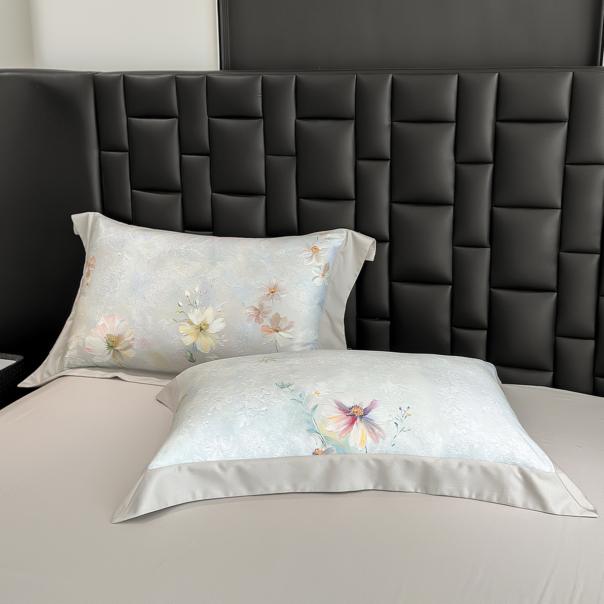 91家纺网 家纺一手货源 找家纺 元元家居（元元被业） 2026新款天丝棉四季款四件套-炫彩系列 春意