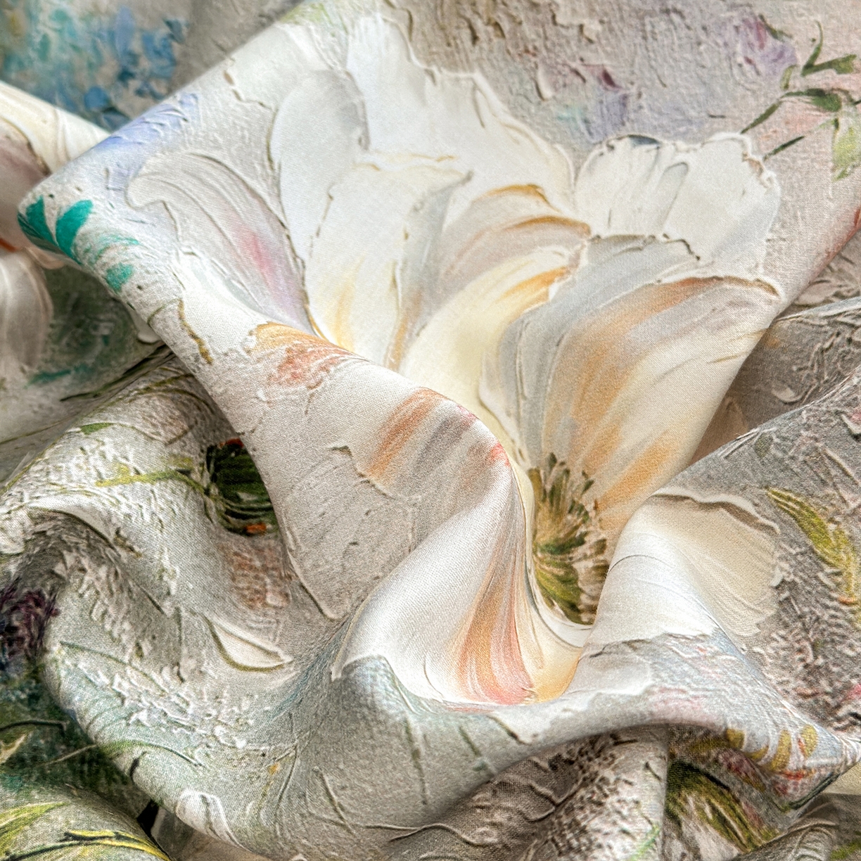 91家纺网 家纺一手货源 找家纺 元元家居（元元被业） 2026新款天丝棉四季款四件套-炫彩系列 春意