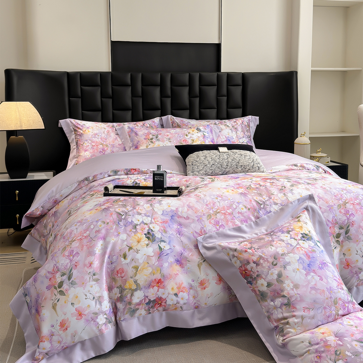 91家纺网 家纺一手货源 找家纺 元元家居（元元被业） 2026新款天丝棉四季款四件套-炫彩系列 闪亮登场