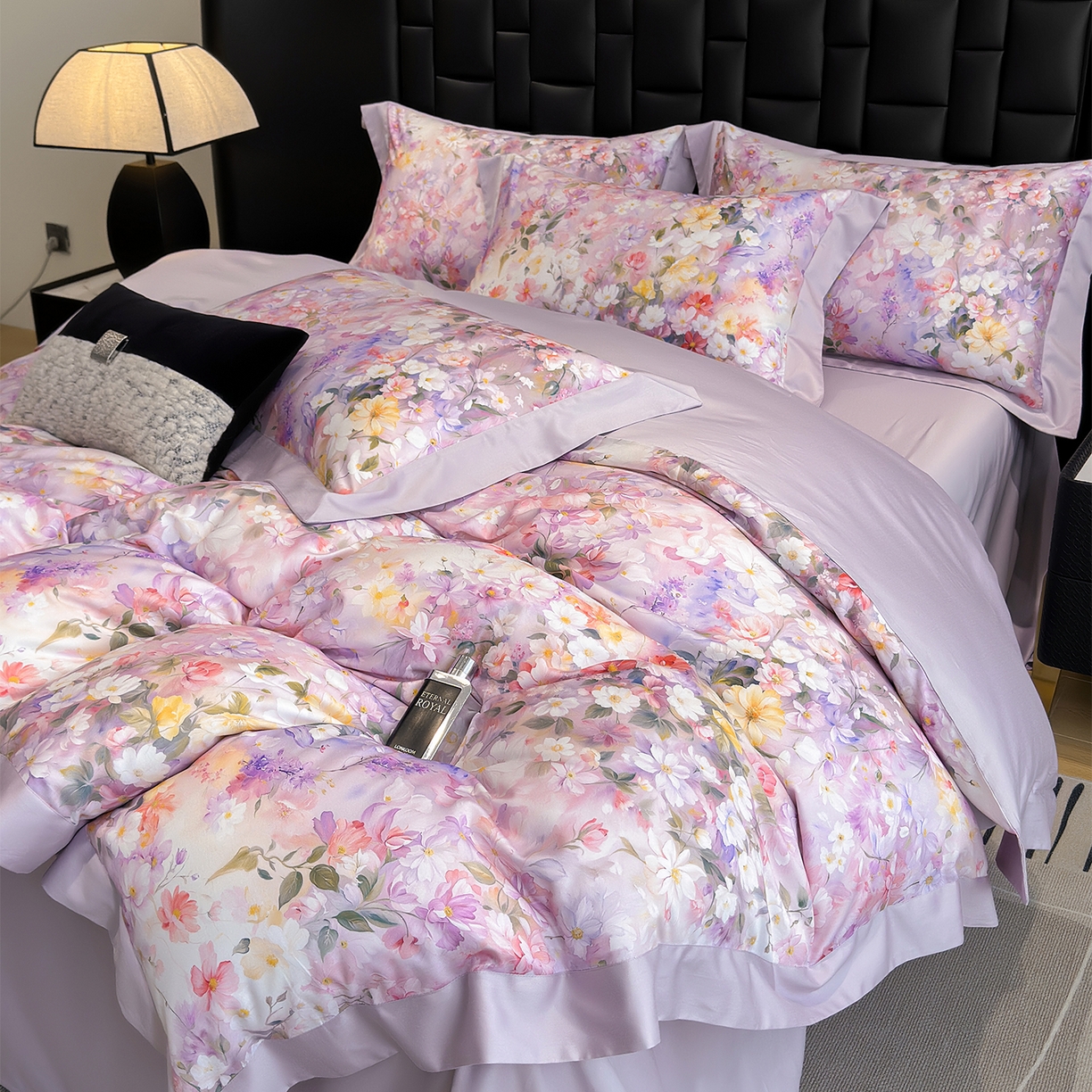 91家纺网 家纺一手货源 找家纺 元元家居（元元被业） 2026新款天丝棉四季款四件套-炫彩系列 闪亮登场