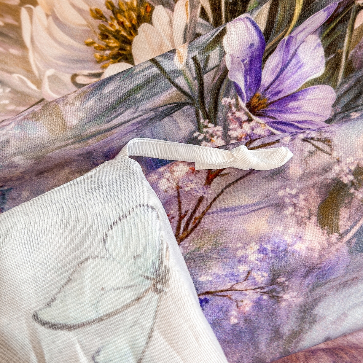 91家纺网 家纺一手货源 找家纺 元元家居（元元被业） 2026新款天丝棉四季款四件套-炫彩系列 恬静生活