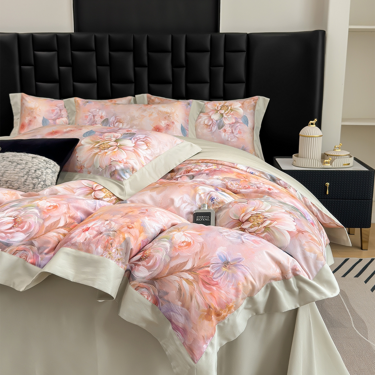 元元家居（元元被业） 2026新款天丝棉四季款四件套-炫彩系列 秀灵儿