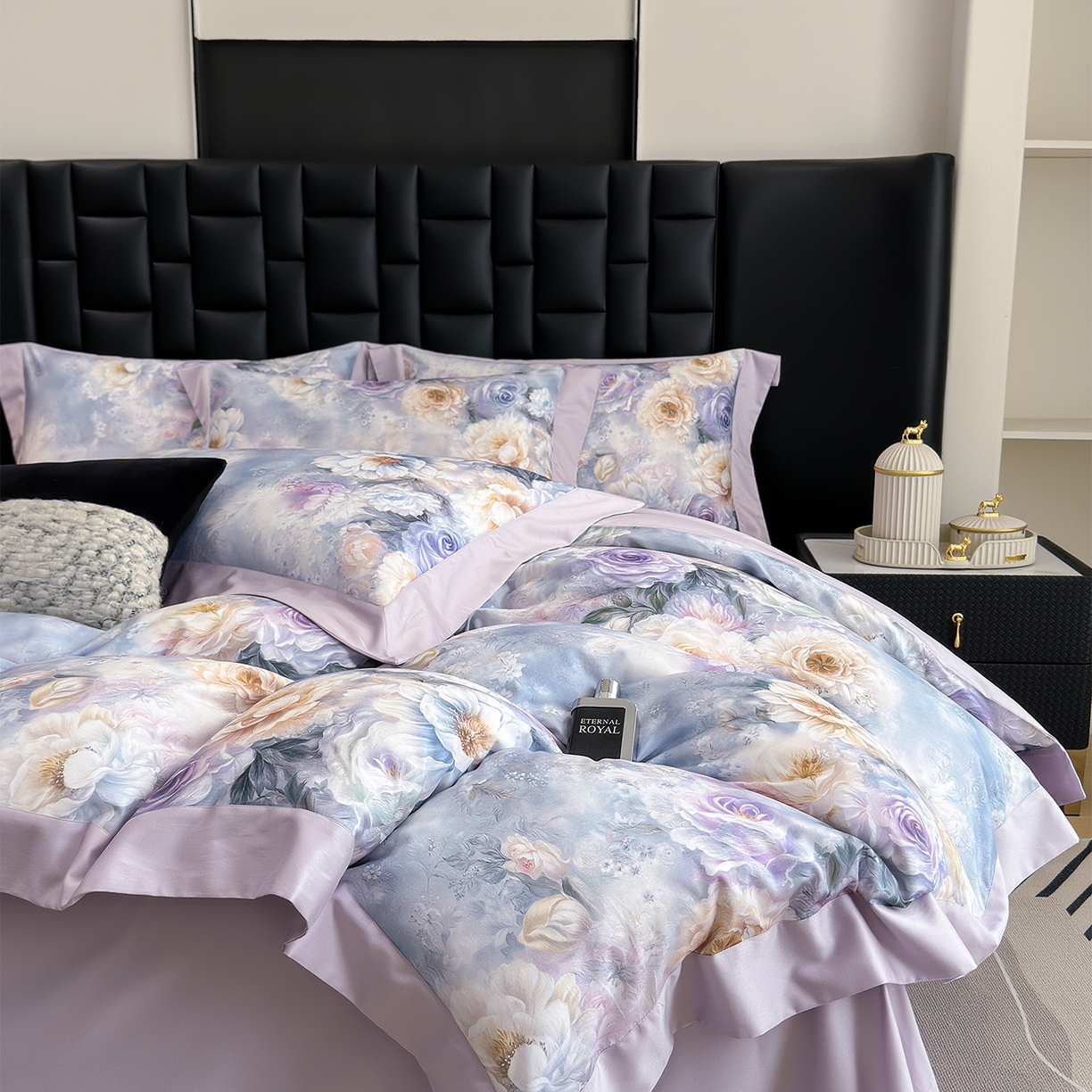 元元家居（元元被业） 2026新款天丝棉四季款四件套-炫彩系列 挚爱