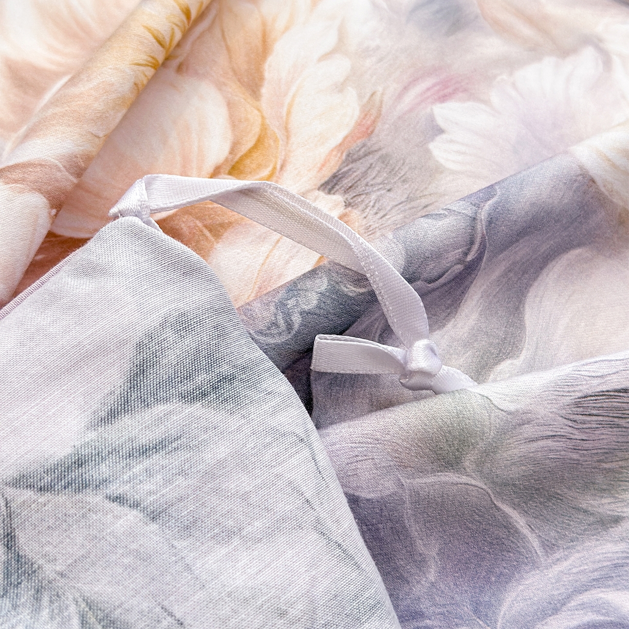 91家纺网 家纺一手货源 找家纺 元元家居（元元被业） 2026新款天丝棉四季款四件套-炫彩系列 挚爱