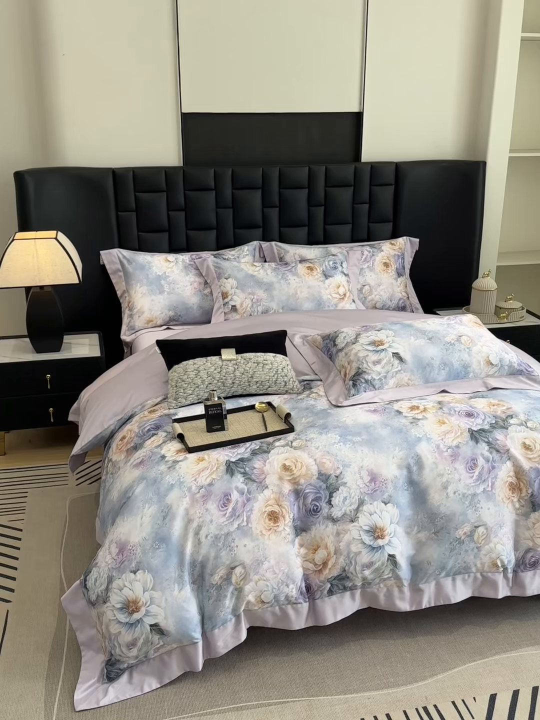 91家纺网 家纺一手货源 找家纺 元元家居（元元被业） 2026新款天丝棉四季款四件套-炫彩系列 挚爱