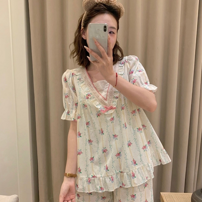 91家纺网 家纺一手货源 找家纺 （总）妍景2025新款82962-韩系简约碎花套装