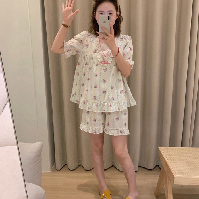 91家纺网 家纺一手货源 找家纺 （总）妍景2025新款82962-韩系简约碎花套装