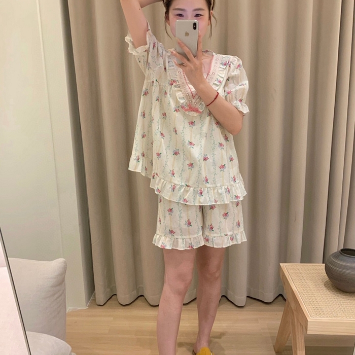 91家纺网 家纺一手货源 找家纺 （总）妍景2025新款82962-韩系简约碎花套装