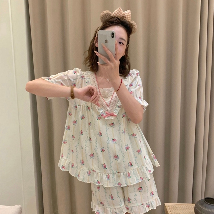 91家纺网 家纺一手货源 找家纺 （总）妍景2025新款82962-韩系简约碎花套装