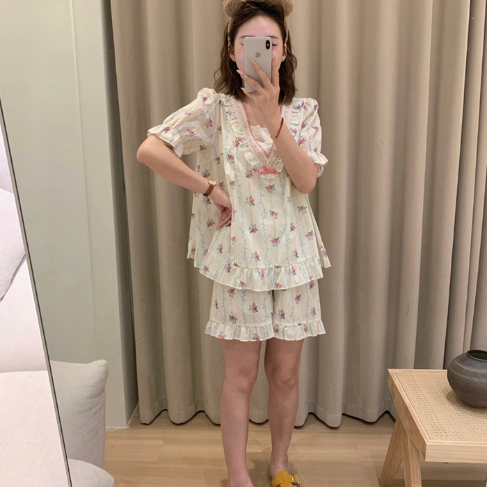 91家纺网 家纺一手货源 找家纺 （总）妍景2025新款82962-韩系简约碎花套装