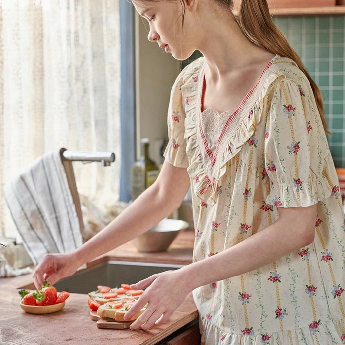 91家纺网 家纺一手货源 找家纺 （总）妍景2025新款82962-韩系简约碎花套装