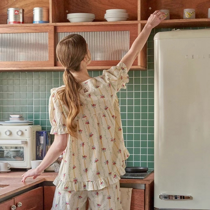 91家纺网 家纺一手货源 找家纺 （总）妍景2025新款82962-韩系简约碎花套装