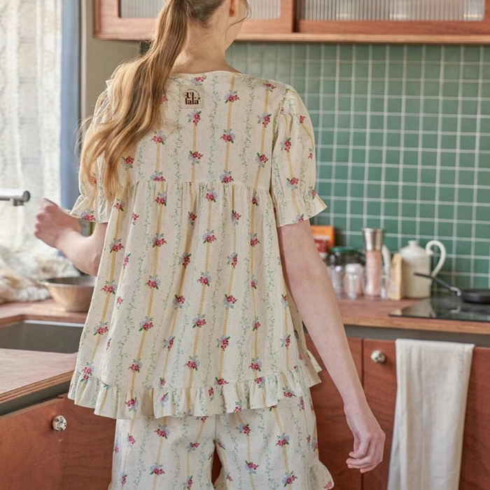 91家纺网 家纺一手货源 找家纺 （总）妍景2025新款82962-韩系简约碎花套装