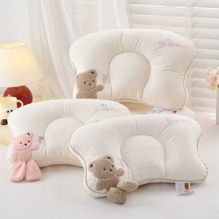 91家纺网 家纺一手货源 找家纺 （总）大熊2025新款毛巾绣儿童护颈枕