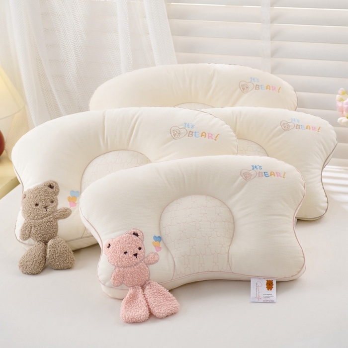 91家纺网 家纺一手货源 找家纺 （总）大熊2025新款毛巾绣儿童护颈枕