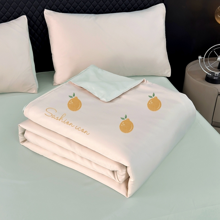 91家纺网 家纺一手货源 找家纺 （总）益多眠 2025新款水洗真丝刺绣夏被夏凉被空调被四件套