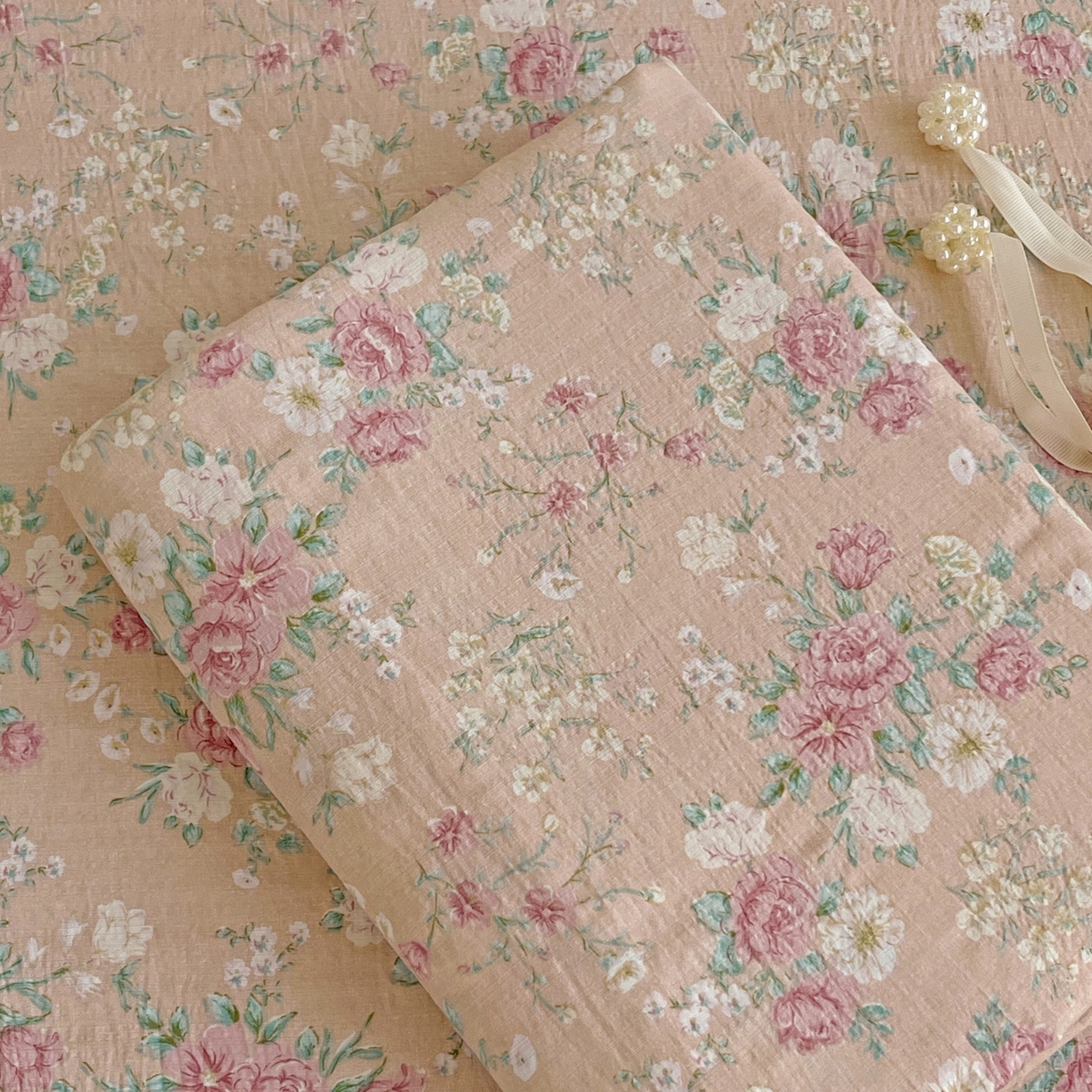 91家纺网 家纺一手货源 找家纺 初念 2025春夏新款云感纱印花单床单 爱如星辰