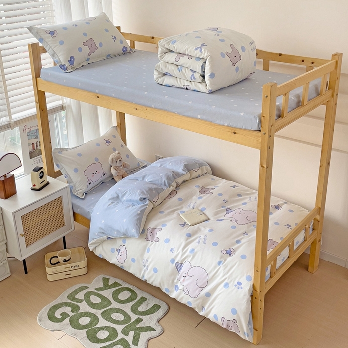 91家纺网 家纺一手货源 找家纺 （总）恩泽2025印花学生三件套