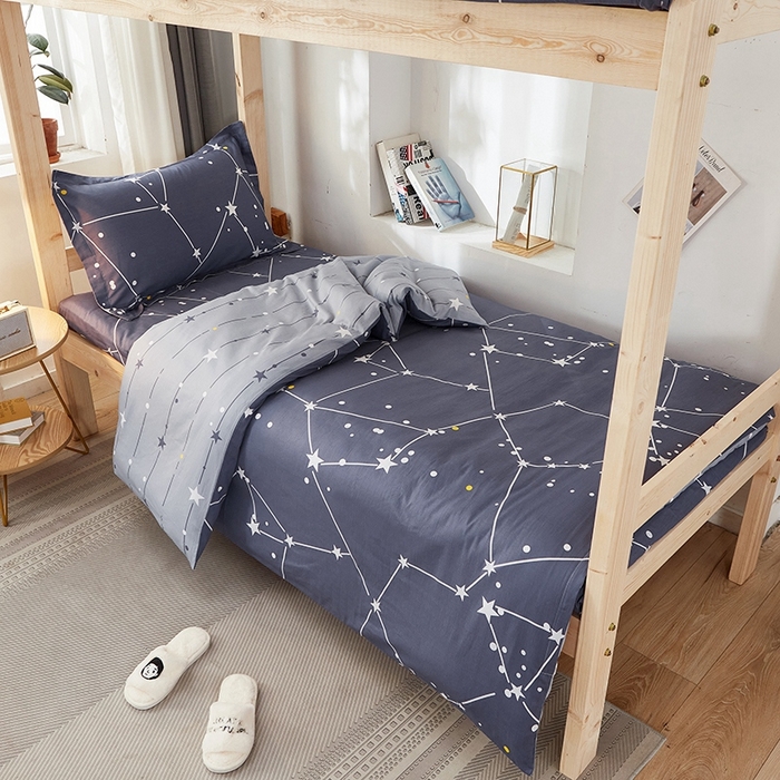 91家纺网 家纺一手货源 找家纺 恩泽2025印花学生三件套 北极星