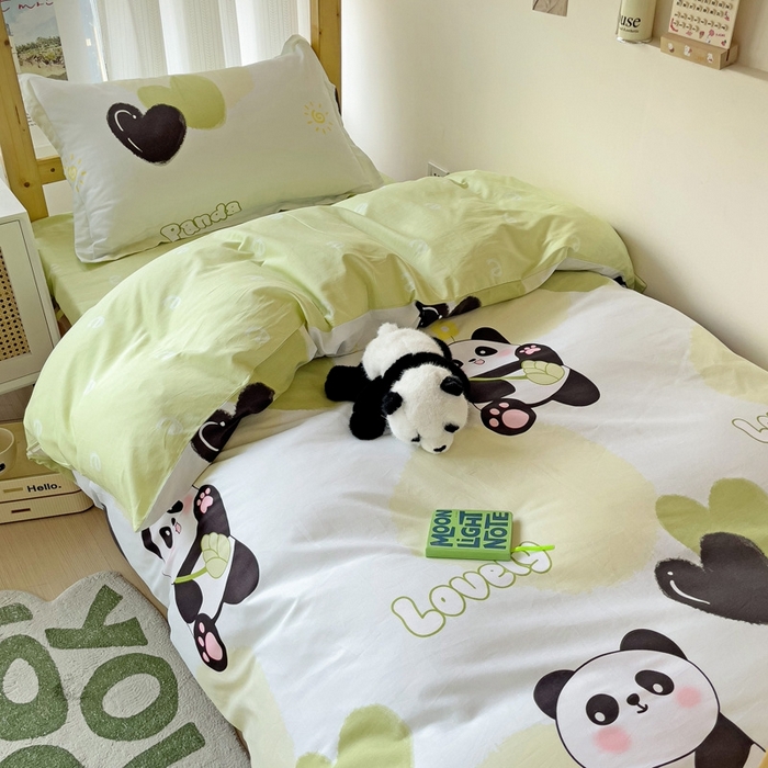 91家纺网 家纺一手货源 找家纺 恩泽2025印花学生三件套 国宝联盟