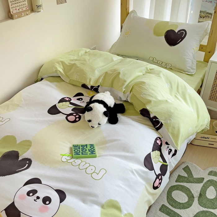 91家纺网 家纺一手货源 找家纺 恩泽2025印花学生三件套 国宝联盟