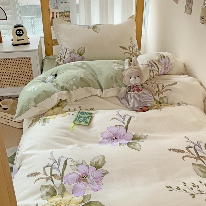 91家纺网 家纺一手货源 找家纺 恩泽2025印花学生三件套 花都丽影