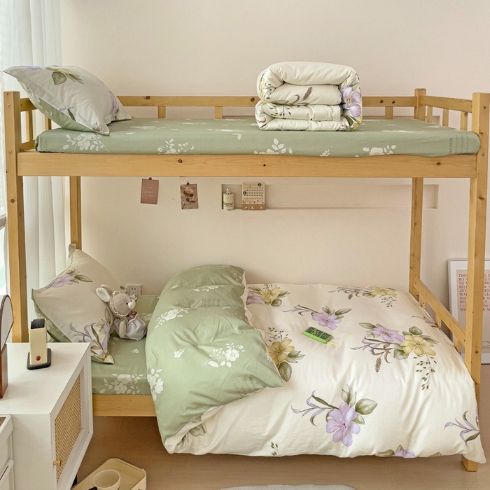 91家纺网 家纺一手货源 找家纺 恩泽2025印花学生三件套 花都丽影