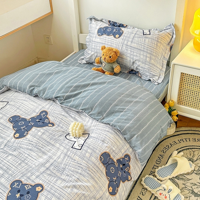 91家纺网 家纺一手货源 找家纺 恩泽2025印花学生三件套 可比乐园