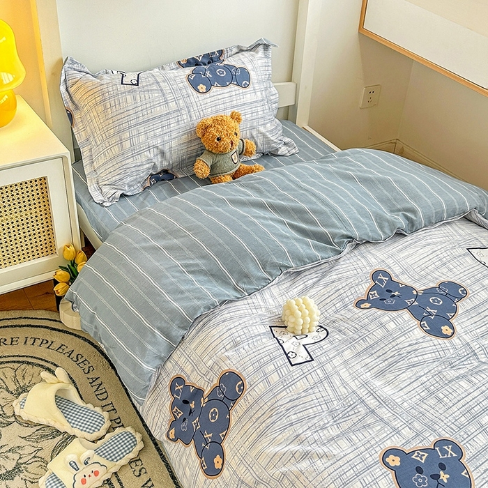 91家纺网 家纺一手货源 找家纺 恩泽2025印花学生三件套 可比乐园