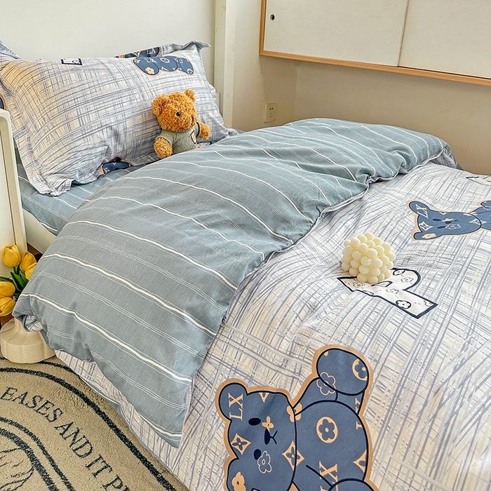 91家纺网 家纺一手货源 找家纺 恩泽2025印花学生三件套 可比乐园