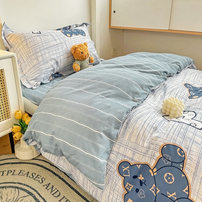 91家纺网 家纺一手货源 找家纺 恩泽2025印花学生三件套 可比乐园