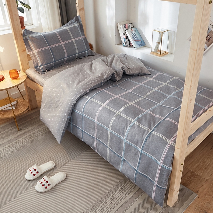 91家纺网 家纺一手货源 找家纺 恩泽2025印花学生三件套 玛格丽