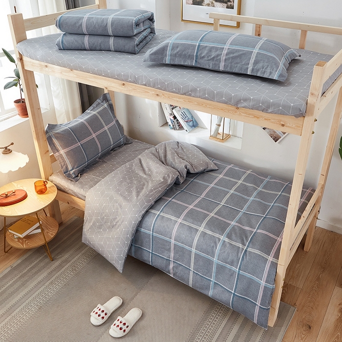 91家纺网 家纺一手货源 找家纺 恩泽2025印花学生三件套 玛格丽