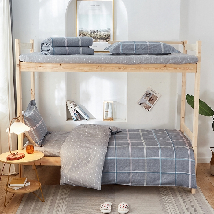 91家纺网 家纺一手货源 找家纺 恩泽2025印花学生三件套 玛格丽