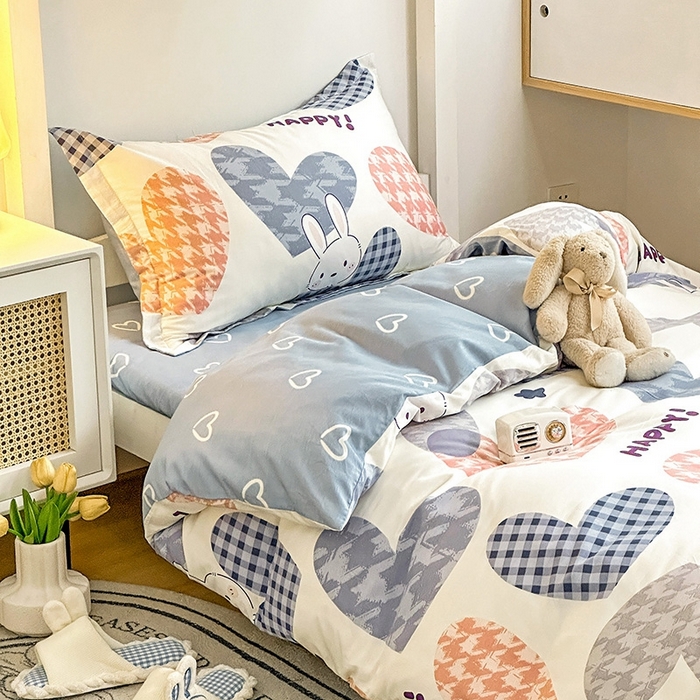 91家纺网 家纺一手货源 找家纺 恩泽2025印花学生三件套 漫步时光