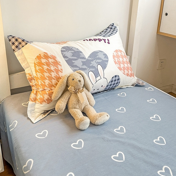 91家纺网 家纺一手货源 找家纺 恩泽2025印花学生三件套 漫步时光