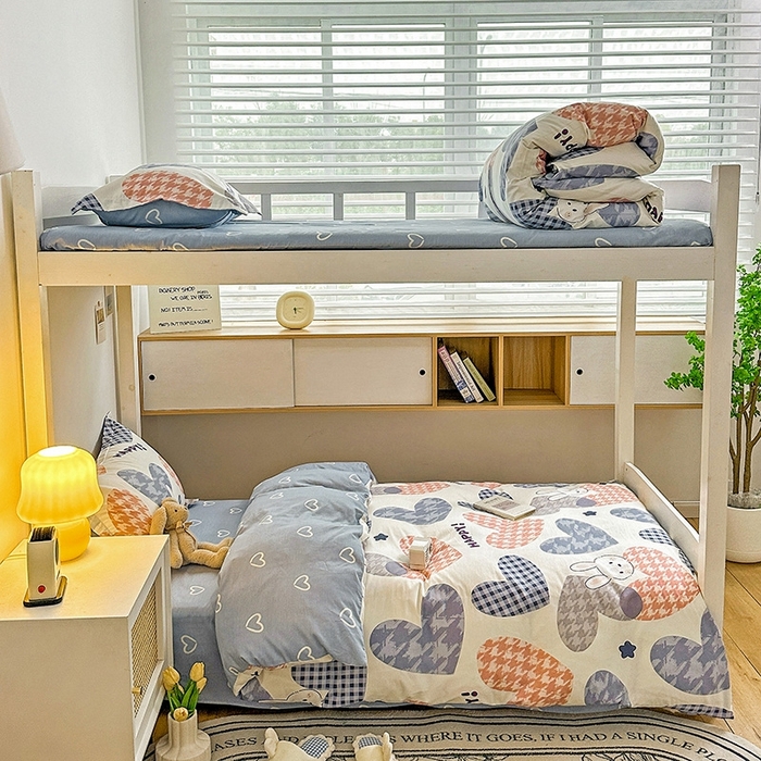 91家纺网 家纺一手货源 找家纺 恩泽2025印花学生三件套 漫步时光