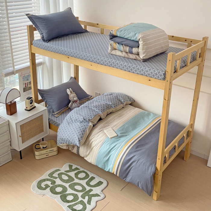 恩泽2025印花学生三件套 莫兰迪