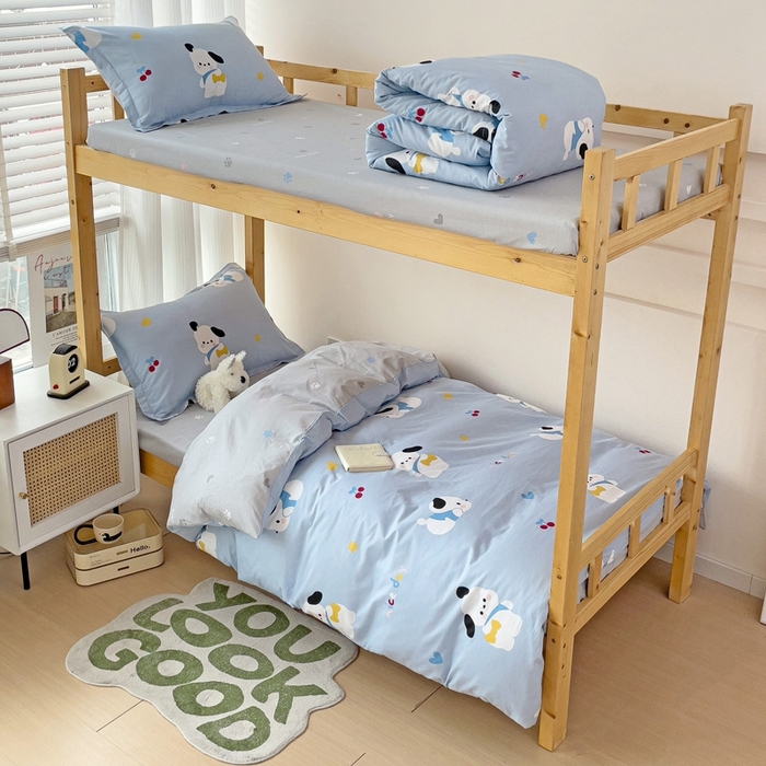 恩泽2025印花学生三件套 皮皮狗