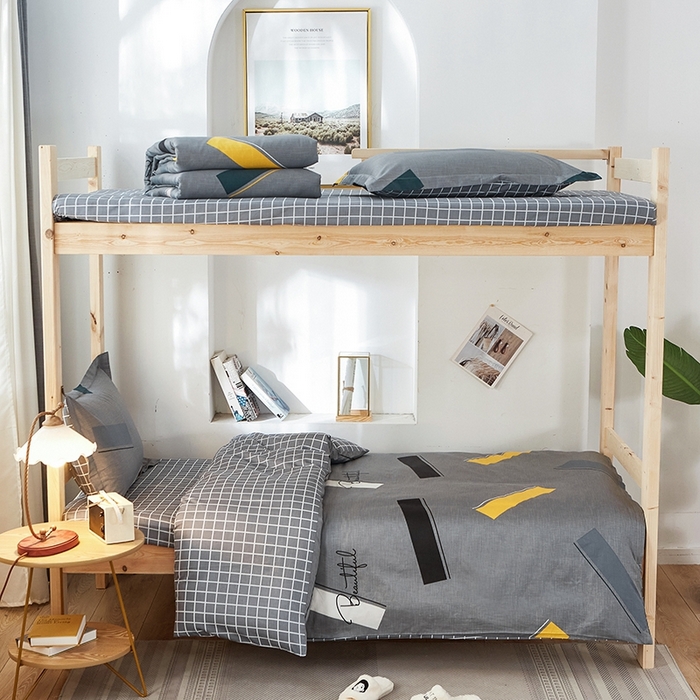 91家纺网 家纺一手货源 找家纺 恩泽2025印花学生三件套 思维空间