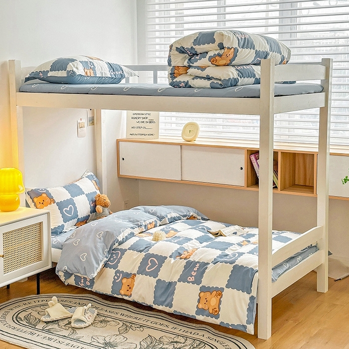 恩泽2025印花学生三件套 心动熊仔