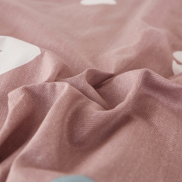 91家纺网 家纺一手货源 找家纺 恩泽2025印花学生三件套 许愿精灵咖