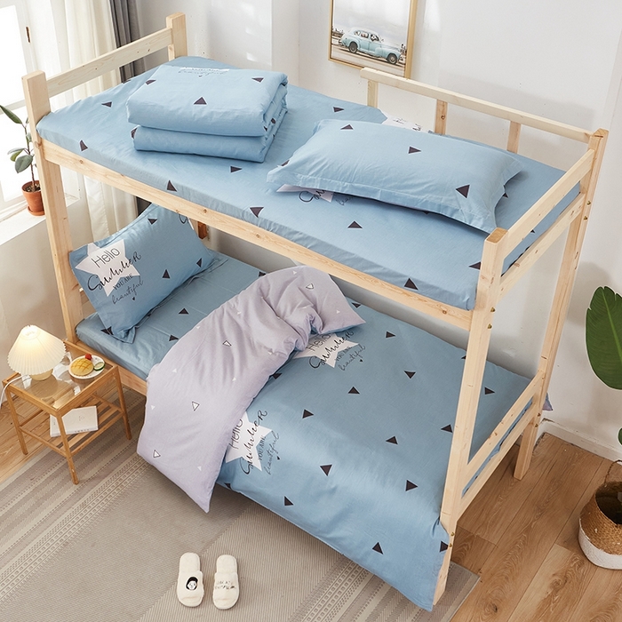 91家纺网 家纺一手货源 找家纺 恩泽2025印花学生三件套 遇见心情