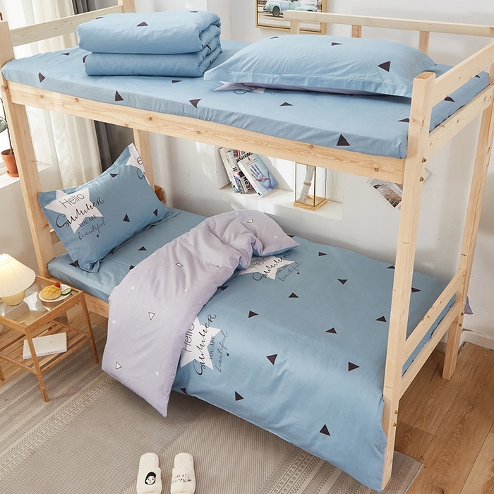 91家纺网 家纺一手货源 找家纺 恩泽2025印花学生三件套 遇见心情