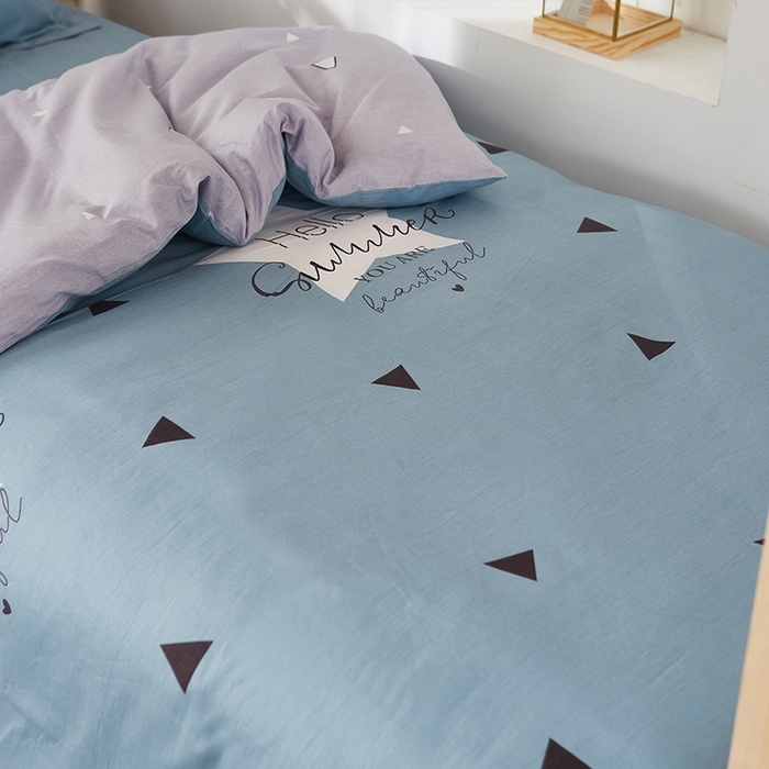 91家纺网 家纺一手货源 找家纺 恩泽2025印花学生三件套 遇见心情