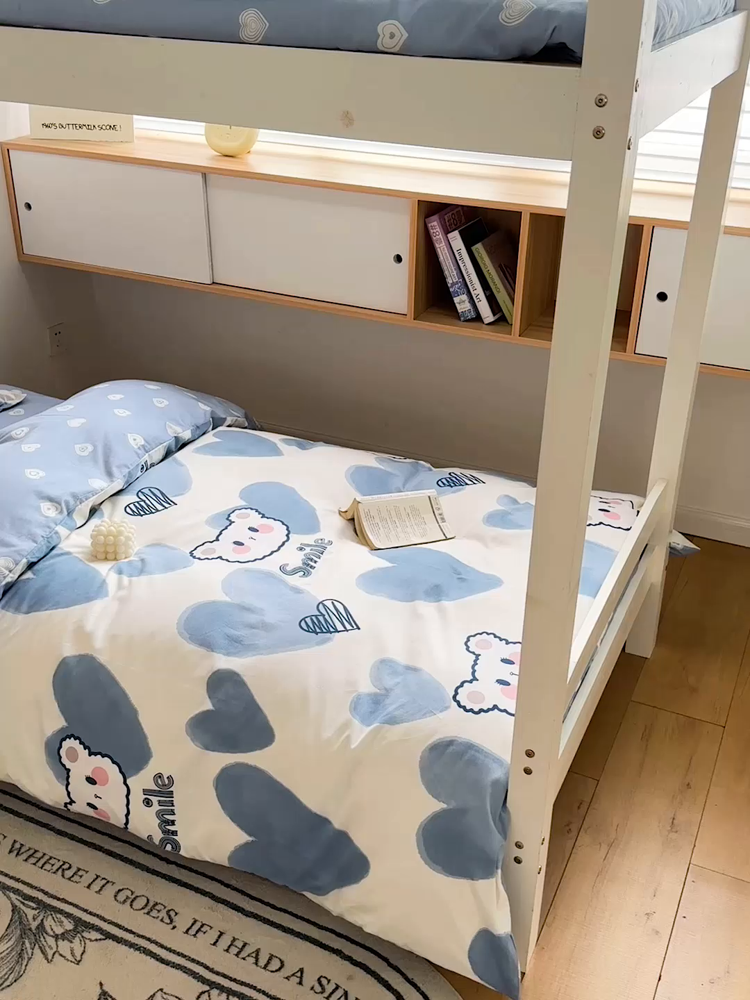 91家纺网 家纺一手货源 找家纺 恩泽2025印花学生三件套 波波熊