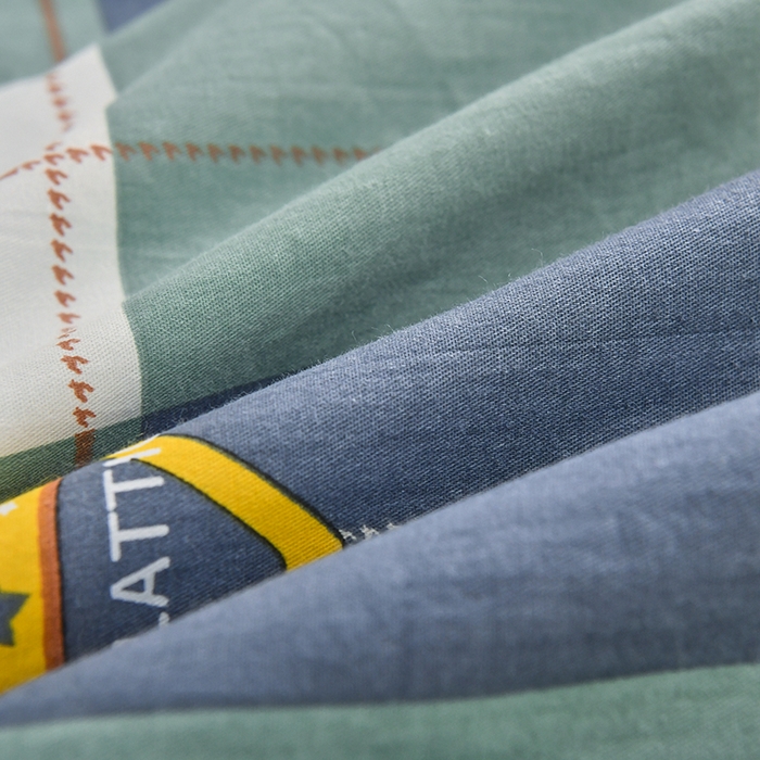 91家纺网 家纺一手货源 找家纺 （总）乐旗家纺 2025新款全棉床笠款学生上下铺宿舍三件套六件套