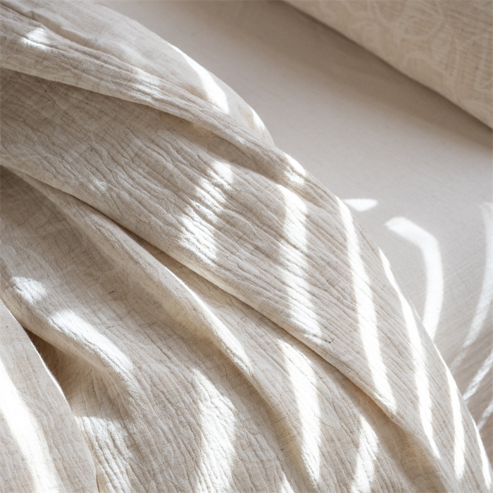 91家纺网 家纺一手货源 找家纺 （总）璞素家居 2025新款棉麻绑带款四件套