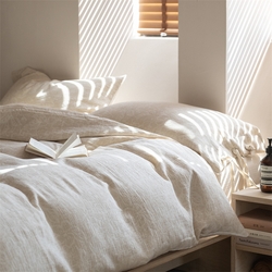 （总）璞素家居 2025新款棉麻绑带款四件套