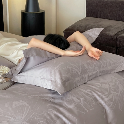 91家纺网 家纺一手货源 找家纺 （总）凡客家居 2025新款100支（5050双股）长绒棉全棉提花四件套